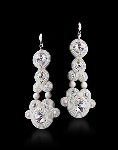 kolczyk sutasz elementy Swarovski® na Arena.pl