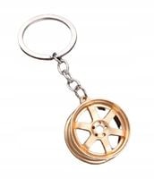 Breloczek do kluczy Felga Alusy Alufelgi Moto Rim Rosegold Tuning Optyczny