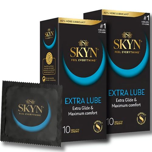 Prezerwatywy Unimil SKYN EKSTRA NAWILŻANE klasyczne nielateksowe 20 szt. na Arena.pl