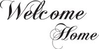 100X50CM WELCOME HOME NAKLEJKA