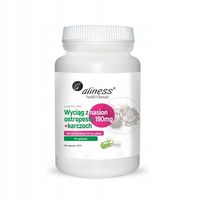 Aliness Ekstrakt z nasion ostropestu 190mg + karczoch (100kaps)