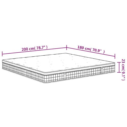 Materac bonellowy, twardość średnia, 180x200 cm na Arena.pl