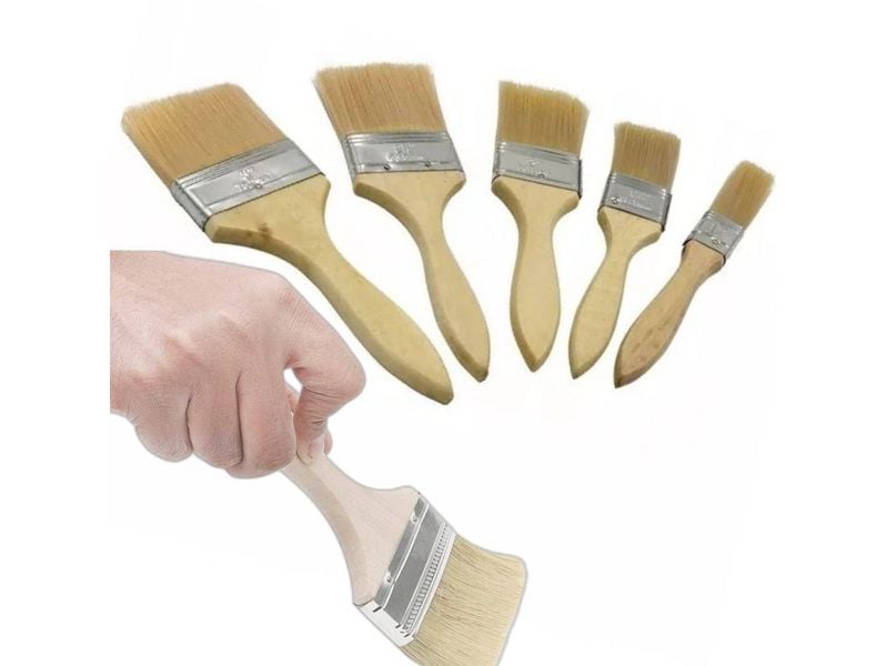 5x pędzel malarski angielski zestaw pędzli zdjęcie 1