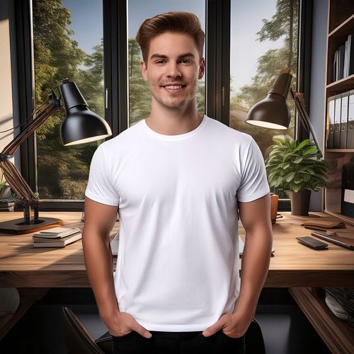 Koszulka męska T-SHIRT 100% bawełna oryginał MALFINI Classic New biała L na Arena.pl