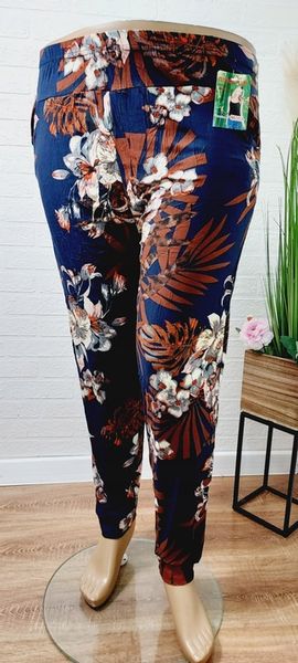 ALLADYNKI SPODNIE HAREMKI -plus size -BAWEŁNA -727 zdjęcie 5