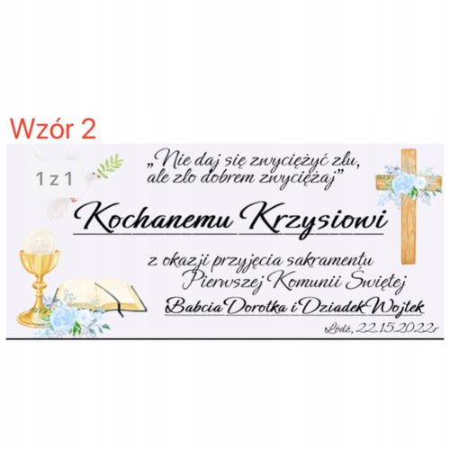 Personalizowane pudełko na banknoty prezent komuni na Arena.pl