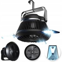 WENTYLATOR LATARKA TURYSTYCZNY KEMPINGOWY SOLARNY