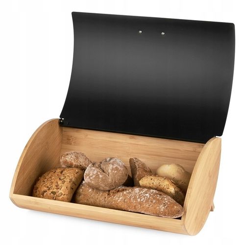 Zestaw CHLEBAK BAMBUSOWY + 3x Puszka KAWA HERBATA CZARNY Konighoffer Cosmic na Arena.pl