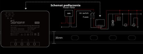 Sterownik smart Sonoff Inteligentny przekaźnik POWR3 na Arena.pl
