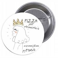 Przypinki buttony ZABAWNE WZORY na DZIEŃ KOBIET