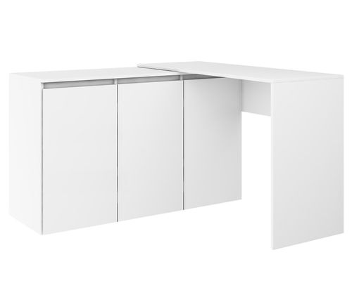 Biurko narożne MEGAN N1 białe na Arena.pl