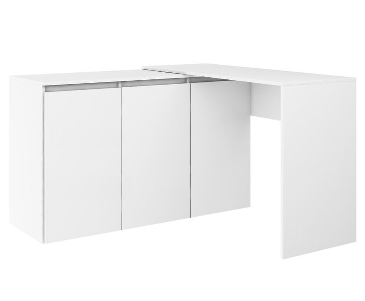 Biurko narożne MEGAN N1 białe zdjęcie 2