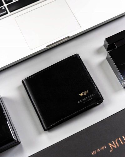 skórzany portfel męski bez zapięcia zewnętrznego - peterson na Arena.pl