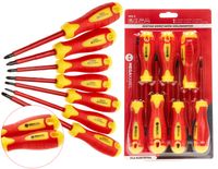 Zestaw śrubokrętów wkrętaków izolowanych DLA ELEKTRYKA 7szt MEGAKABEL