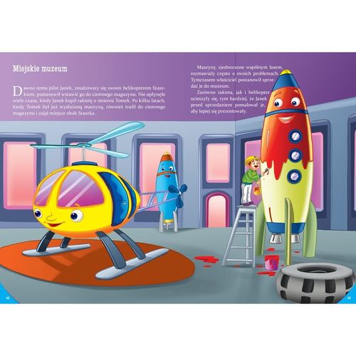 Przygody Wesołych Pojazdów Bajki dla Dzieci Twarda Oprawa 128 str na Arena.pl