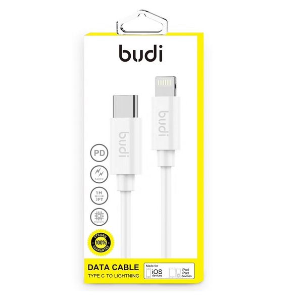 ND38_BD195 Budi - Kabel USB-C - Lightning z techn zdjęcie 1
