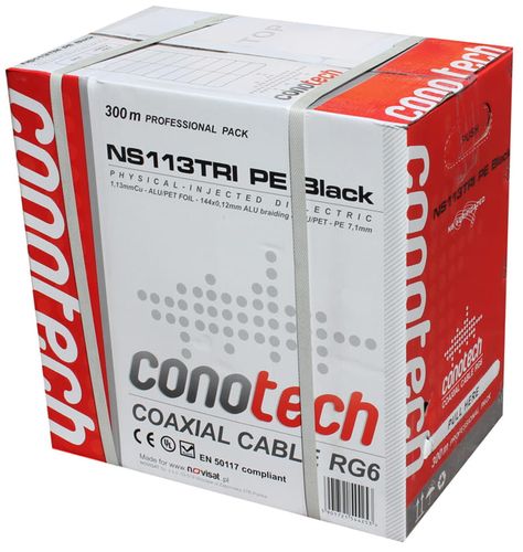 Kabel Conotech NS-113 Trishield PE black na metry na Arena.pl