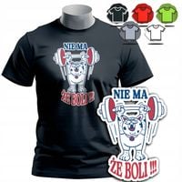 KOSZULKA T-SHIRT MĘSKI WZORY DO WYBORU - BOLI SIŁOWNIA SPORT SZTANGA - XL
