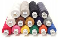 Polskie nici do szycia ARIADNA TALIA 120 (500m) x15 kolorów ATEST OEKOTEX