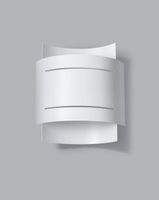 Kinkiet futurystyczny Hestia SL.0980 Sollux na korytarz biały