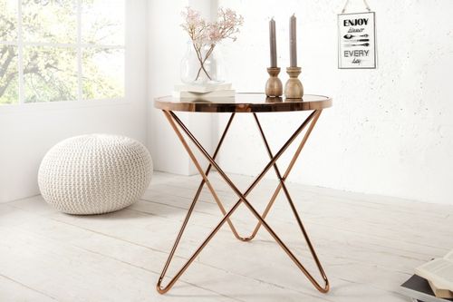 Stolik DECO 55cm miedziany na Arena.pl