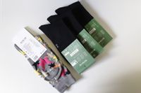 4x Skarpetki męskie czarne, kolorowe 4 par, 4-pak rozmiar 39-42