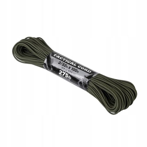 Linka Paracord Atwood Rope USA 2.4mm x 30m Tactical 275 Cord Olive Drab na Arena.pl