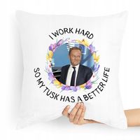 Poduszka Prezent Politycy Donald Tusk Platforma Po Z Nadrukiem Ze Zdjęciem