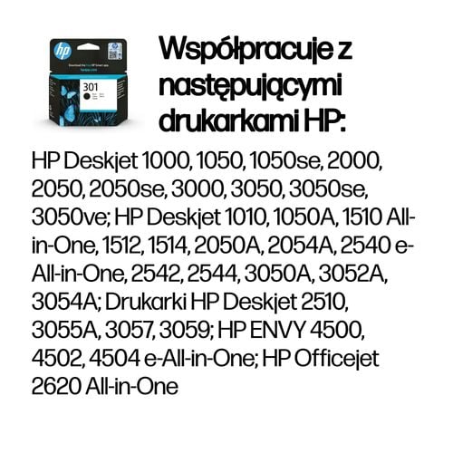 Tusz HP 301 Czarny Instant Ink CH561EE na Arena.pl