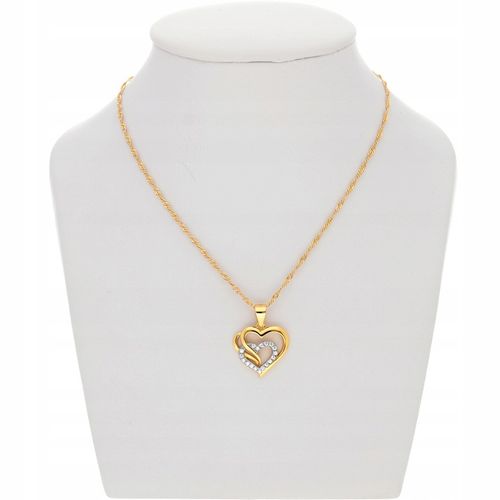 Złoty Łańcuszek 925 Serce Serduszko Grawer na Arena.pl