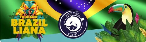 Kawa ziarnista 1kg BRAZILLIANA TOUCANO Świeżo Palona 100% ARABICA + GRATIS na Arena.pl