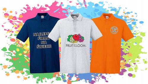 KOSZULKA POLO ORIGINAL FRUIT OF THE LOOOM White L na Arena.pl