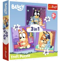 ND01_254408 PUZZLE 3w1 Poznaj Bluey /BBC Bluey 34