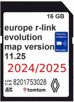 MAPA KARTA RENAULT R-LINK TOMTOM EVOLUTION LIVE 2024/2025 11.25 EU RADARY
