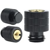 Adapter tuleja redukcja M5 na M12 statywowa aluminium czarna lampy 20 mm