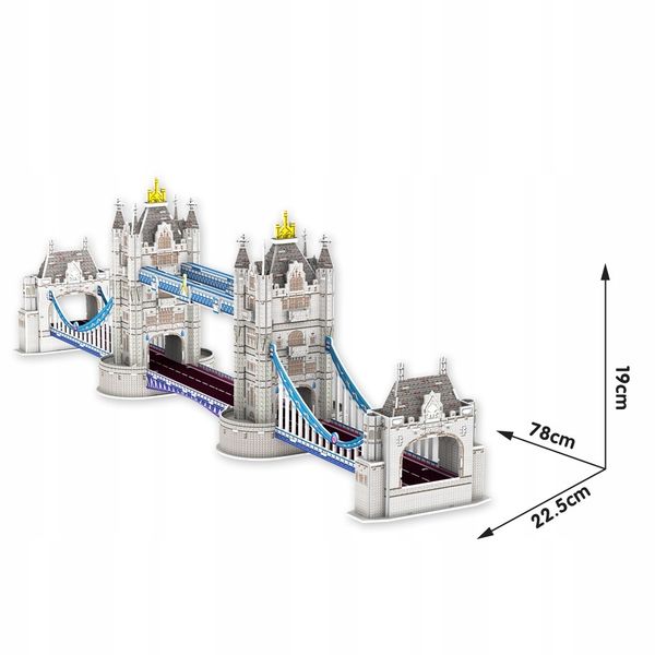 Puzzle 3D Cubic Fun Tower Bridge Nat.geograp. 9780 zdjęcie 11