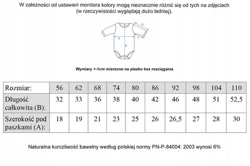 BODY r.98 SZARE wzór 667 ŚLICZNOTKA łabędź na Arena.pl