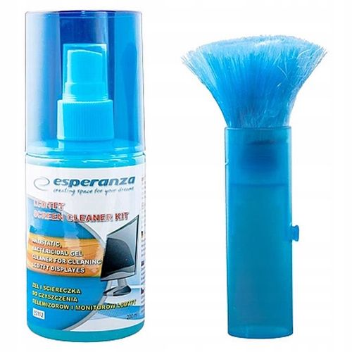 Zestaw Do Czyszczenia Ekranów Matryc Telewizorów LCD LED TFT Żel Esperanza na Arena.pl