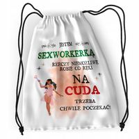 Plecak Dla Sexworkerki Sportowy Szkolny Worek Z Nadrukiem Ze Zdjęciem