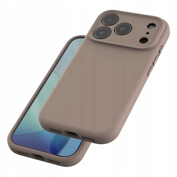 Spacecase Silicone Mag Iphone 17 Pro Brown zdjęcie 11