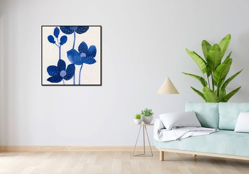 Plakat 80x80cm Nocne Kwiaty na Arena.pl