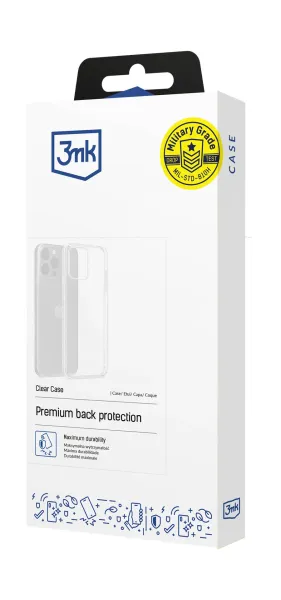 samsung galaxy a07 4g - 3mk clear case zdjęcie 2