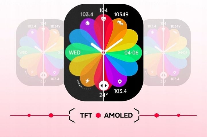 SMARTWATCH MĘSKI C26 AMOLED MENU PL WODOODPORNE KROKOMIERZ watch ZEGAREK zdjęcie 4