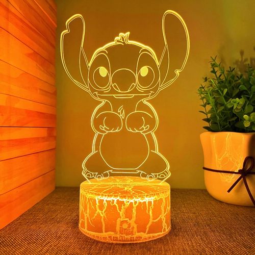 Lampka 3D nocna led usb + pilot Lilo i Stitch na Arena.pl