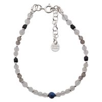 Bransoletka znak zodiaku Koziorożec - mix kamieni i srebro