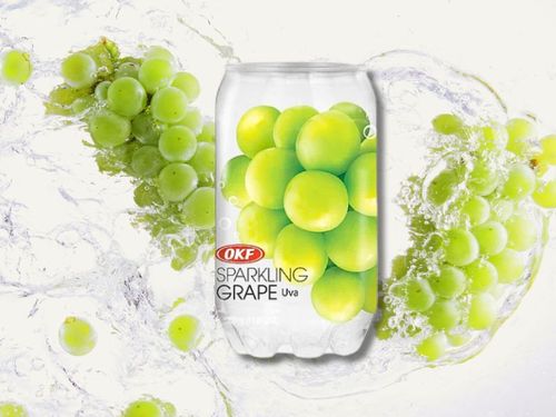 OKF Sparkling Grape koreański napój gazowany winogronowy 350ml na Arena.pl
