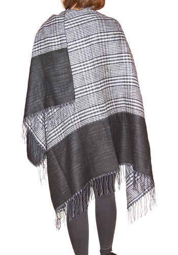 DWUSTRONNE PONCHO / PONCZO W KRATĘ na Arena.pl