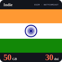 Karta eSIM Internet Indie 50 GB na 30 dni - bez rejestracji