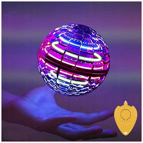 LATAJĄCY DYSK UFO MINI DRON PIŁKA KULA ŚWIECĄCA LED FLYNOVA SPINNER KULA na Arena.pl