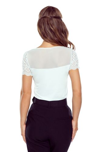 Dopasowana bluzka Noemi Eldar ecru S na Arena.pl